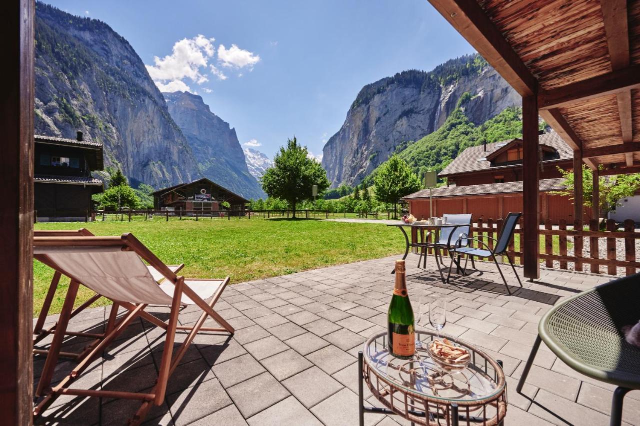 Apartment Truemmelbach, Comfortabl & Cozy, Private Terrace With Best Views Lauterbrunnen Luaran gambar